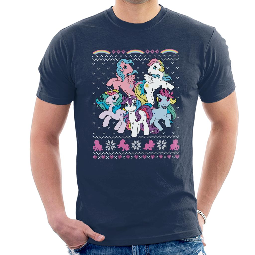 My Little Pony Christmas Characters Men's T-Shirt-ALL + EVERY