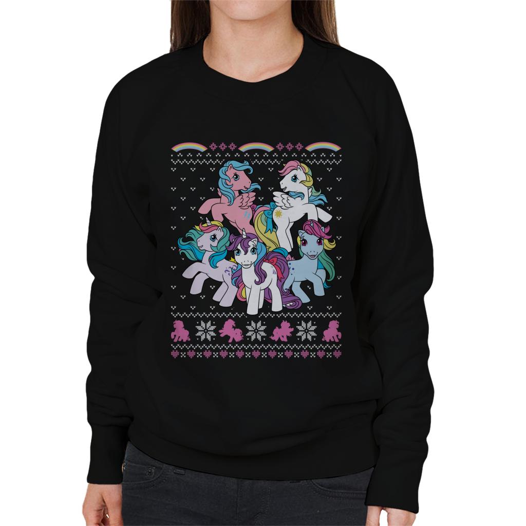 My Little Pony Christmas Characters Women's Sweatshirt-ALL + EVERY