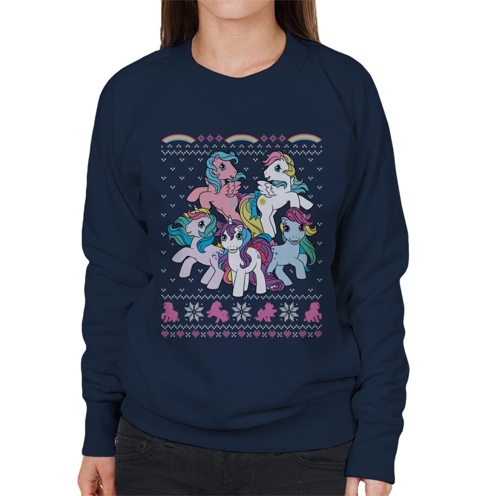 My Little Pony Christmas Characters Women's Sweatshirt-ALL + EVERY