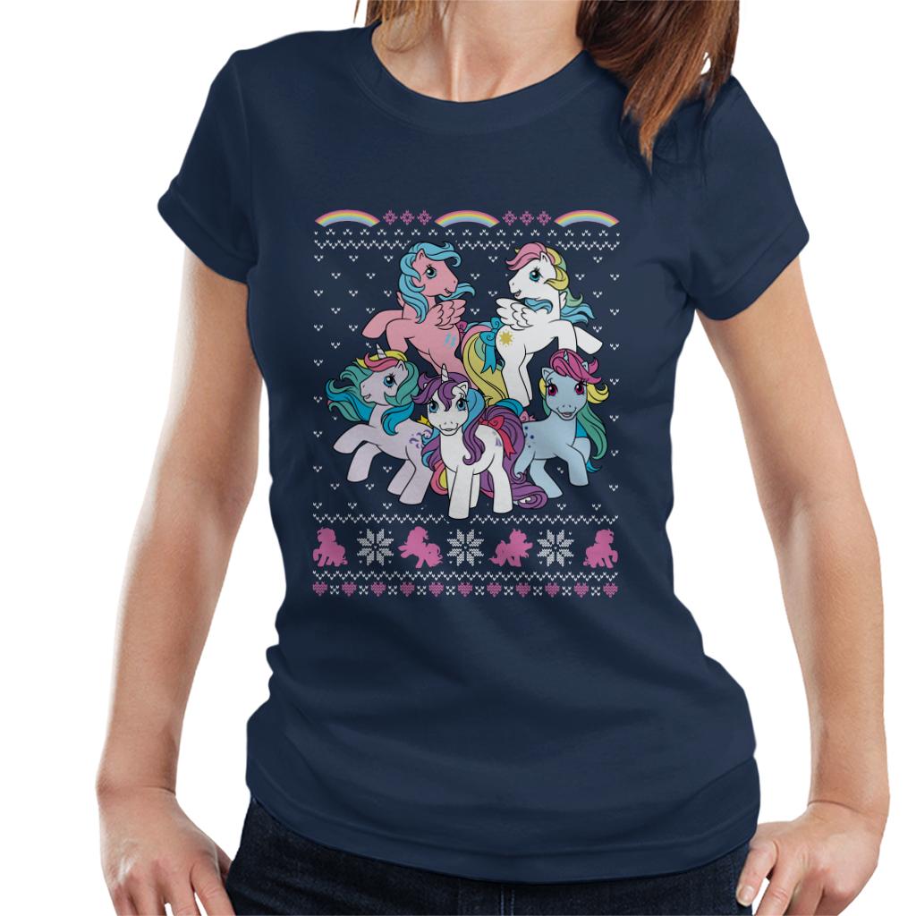 My Little Pony Christmas Characters Women's T-Shirt-ALL + EVERY