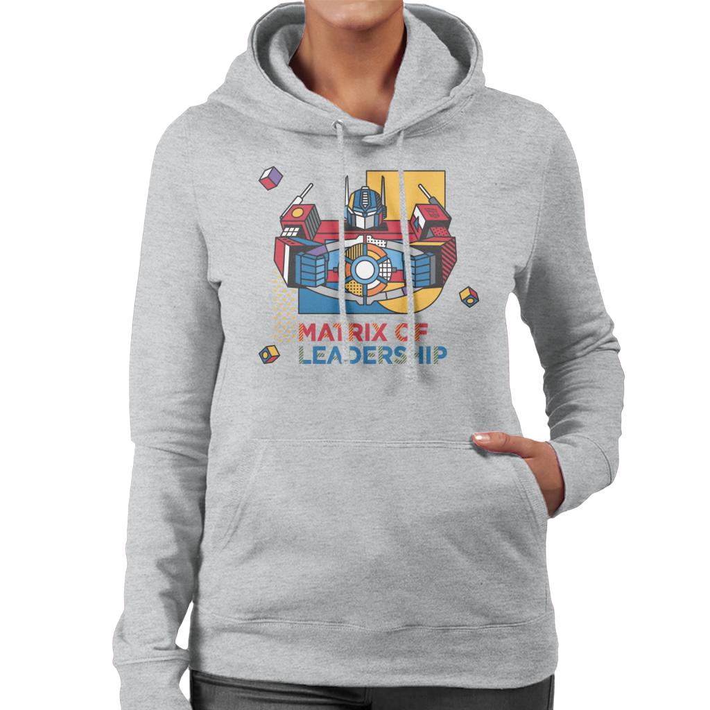 Transformers Optimus Prime Matrix Of Leadership Women's Hooded Sweatshirt-ALL + EVERY