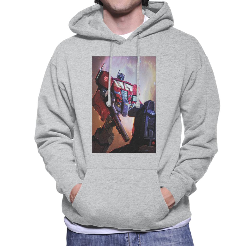 Transformers Optimus Prime Nebula Men's Hooded Sweatshirt-ALL + EVERY