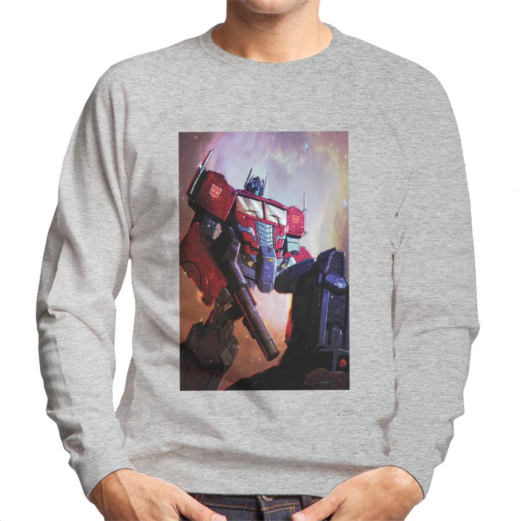 Transformers Optimus Prime Nebula Men's Sweatshirt | All + Every