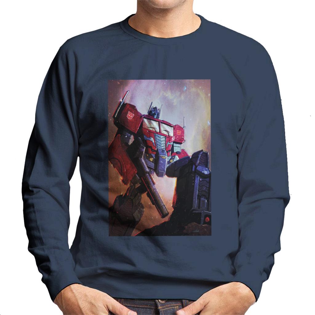 Transformers Optimus Prime Nebula Men's Sweatshirt | All + Every