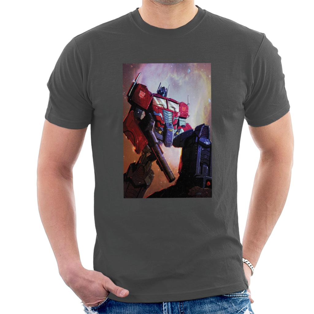 Transformers Optimus Prime Nebula Men's T-Shirt-ALL + EVERY