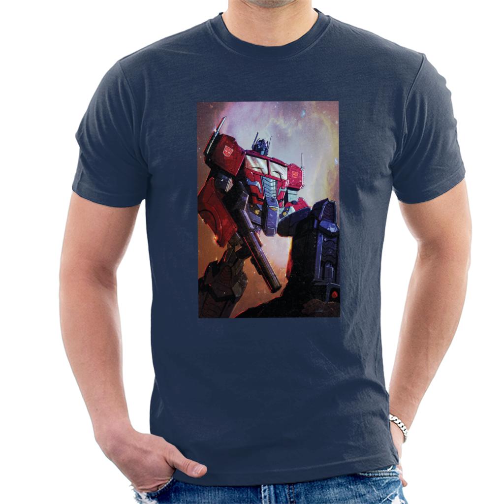 Transformers Optimus Prime Nebula Men's T-Shirt-ALL + EVERY