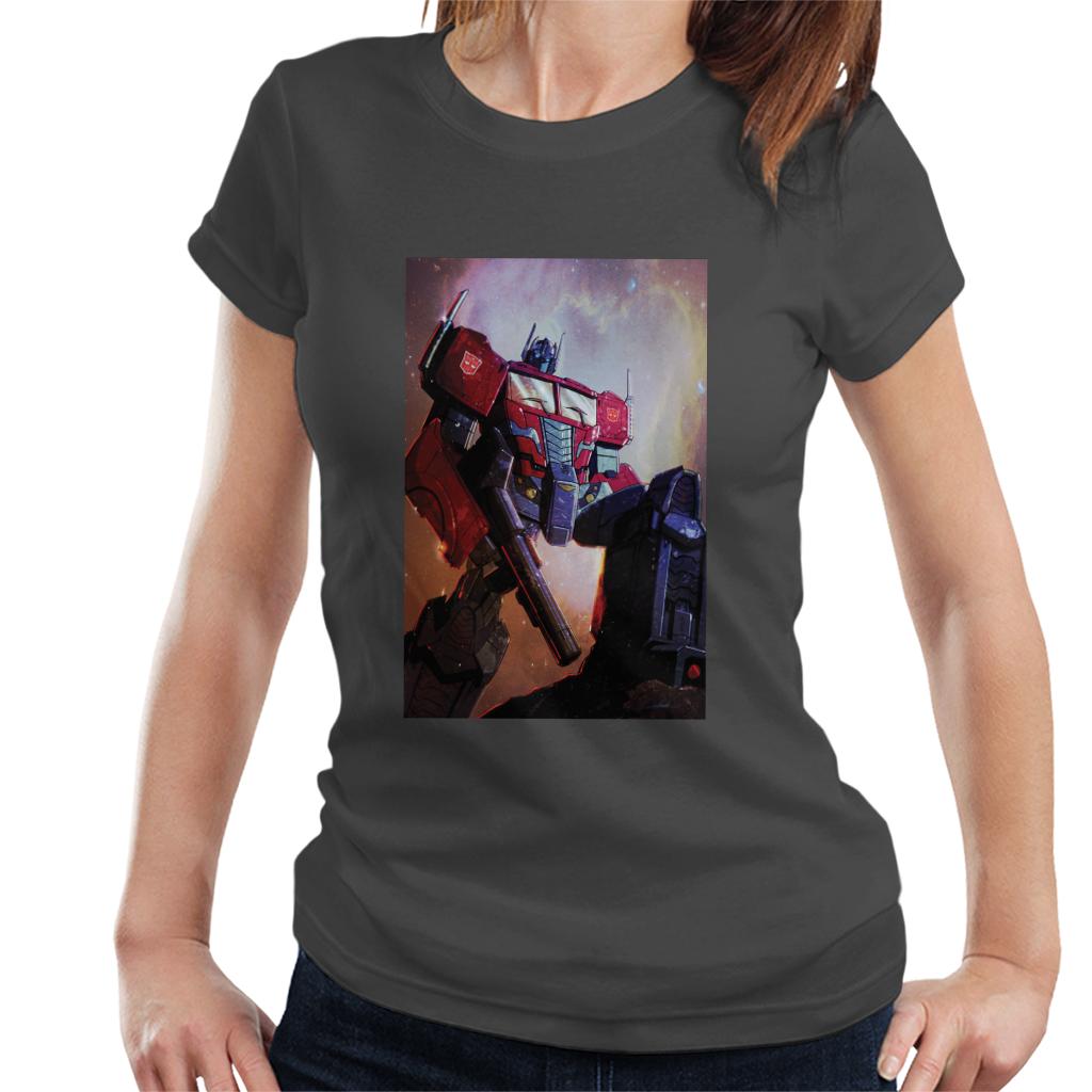 Transformers Optimus Prime Nebula Women's T-Shirt-ALL + EVERY