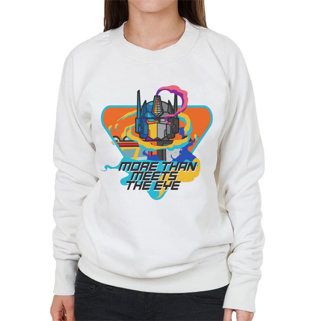 Transformers Optimus Prime More Than Meets The Eye Women's Sweatshirt-ALL + EVERY