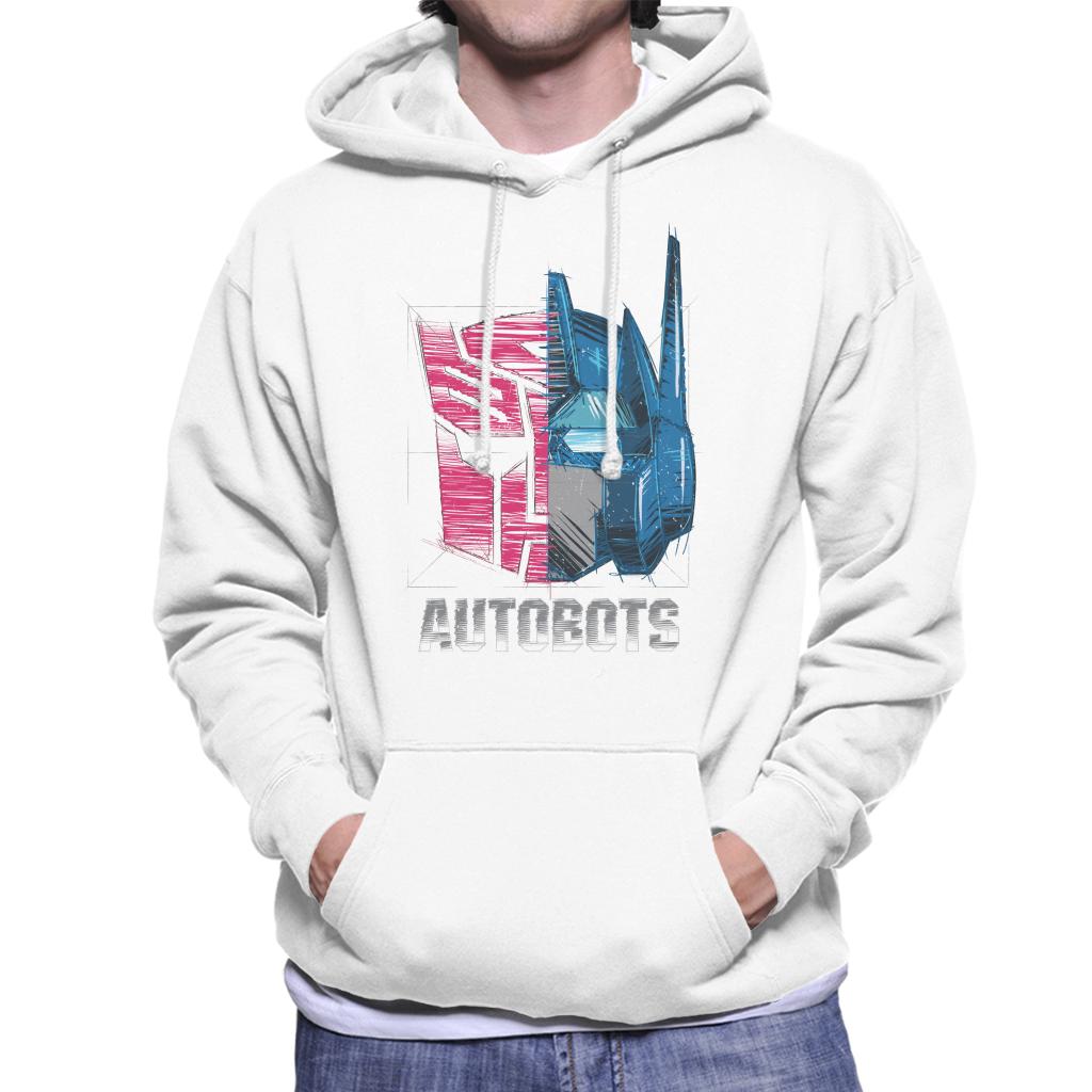 Transformers Optimus Prime Half Autobots Men's Hooded Sweatshirt-ALL + EVERY