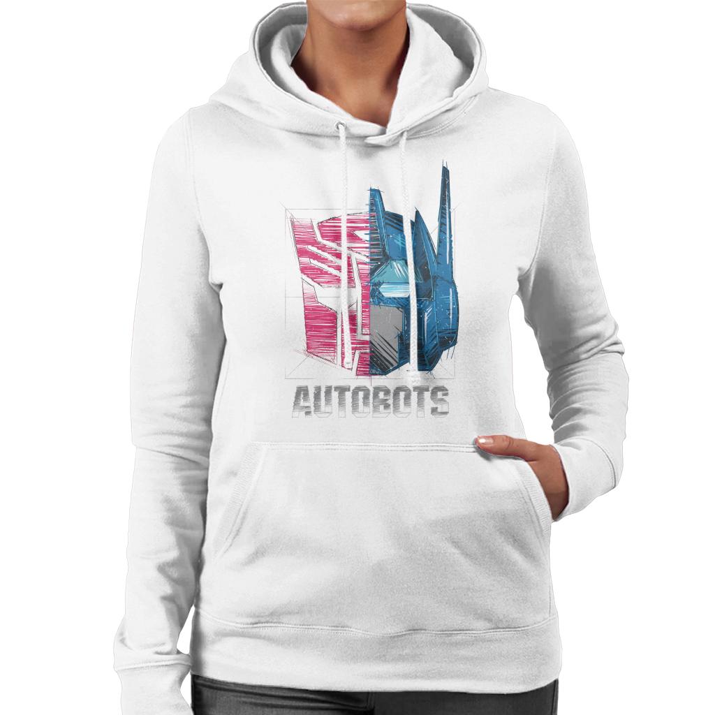 Transformers Optimus Prime Half Autobots Women's Hooded Sweatshirt-ALL + EVERY