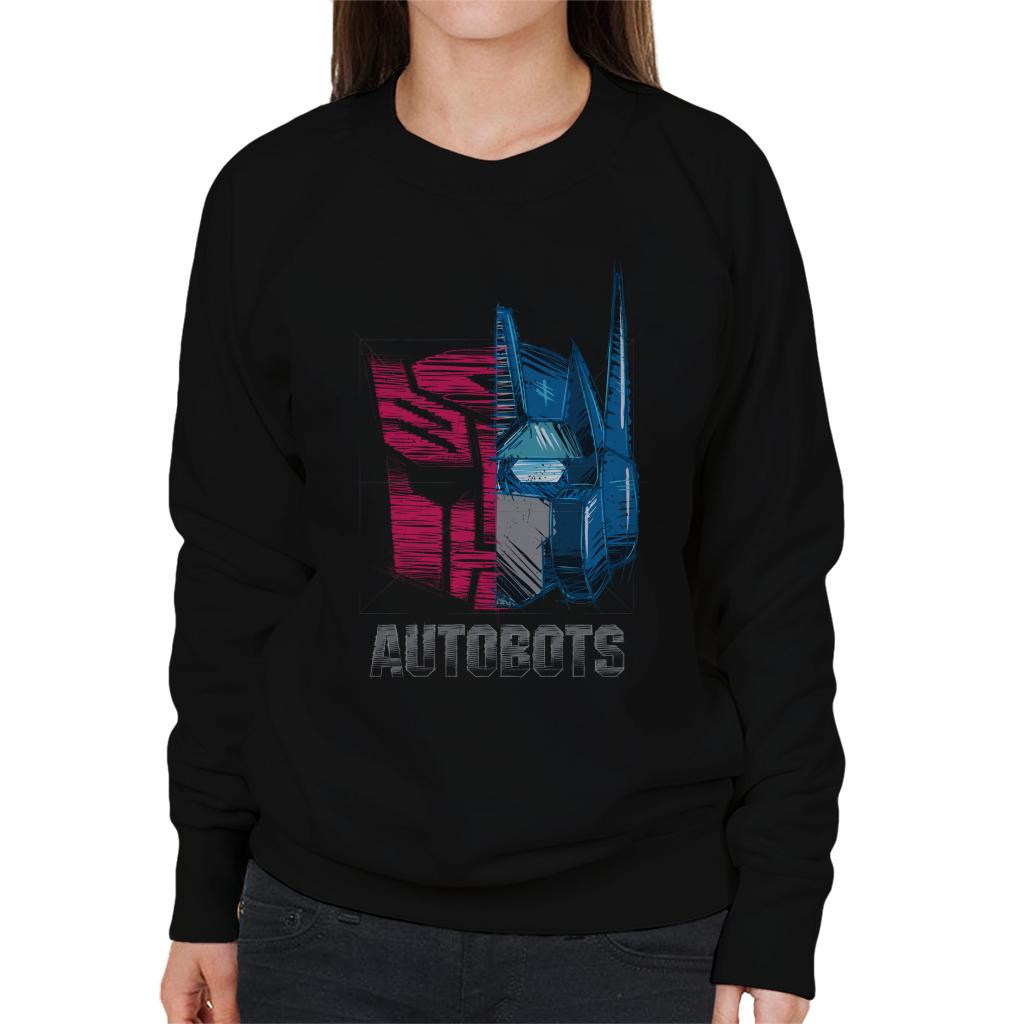 Transformers Optimus Prime Half Autobots Women's Sweatshirt-ALL + EVERY