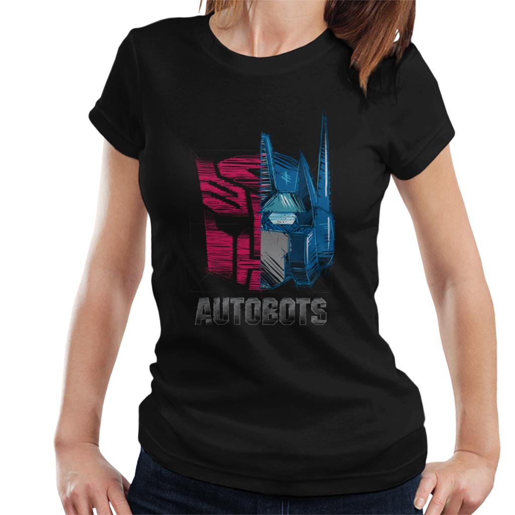 Transformers Optimus Prime Half Autobots Women's T-Shirt-ALL + EVERY