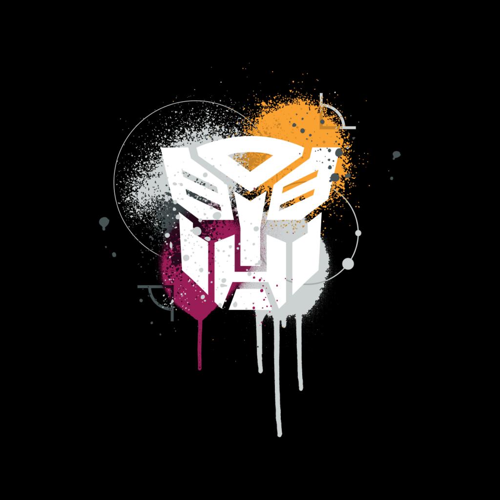 Transformers Autobots Classic Spray Paint Logo Men's T-Shirt-ALL + EVERY