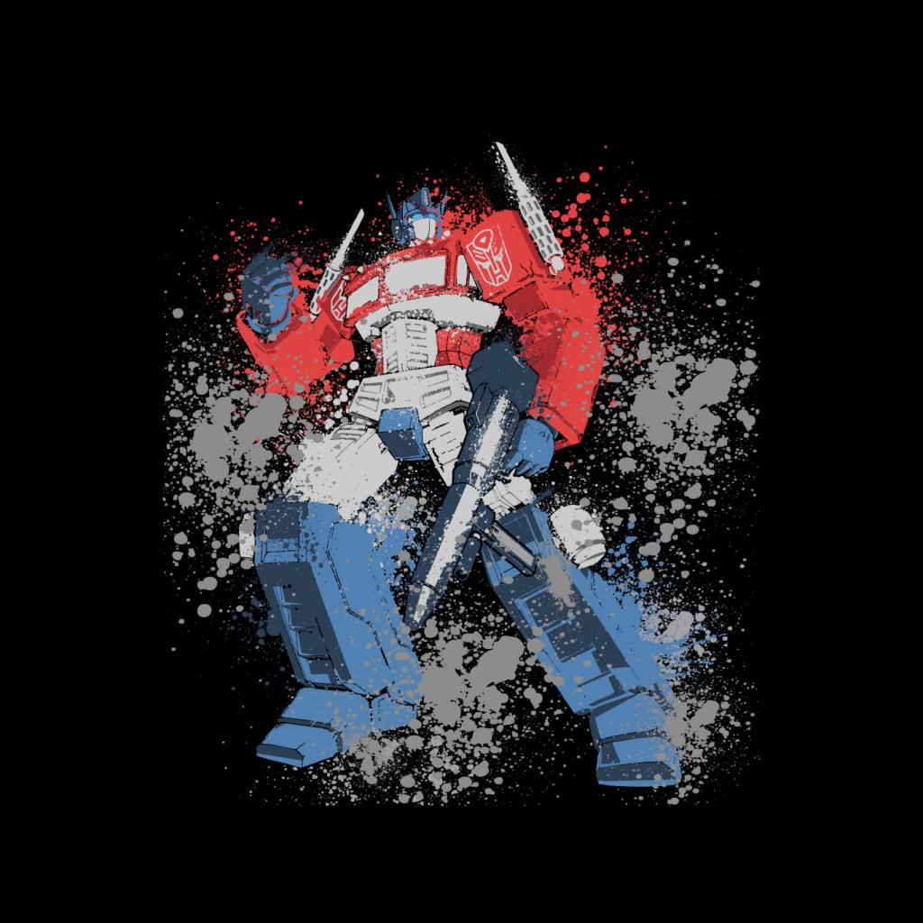 Transformers Optimus Prime Splatter Men's T-Shirt-ALL + EVERY