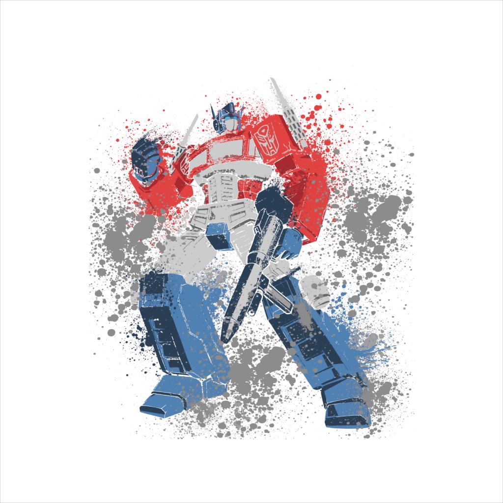 Transformers Optimus Prime Splatter Men's T-Shirt-ALL + EVERY