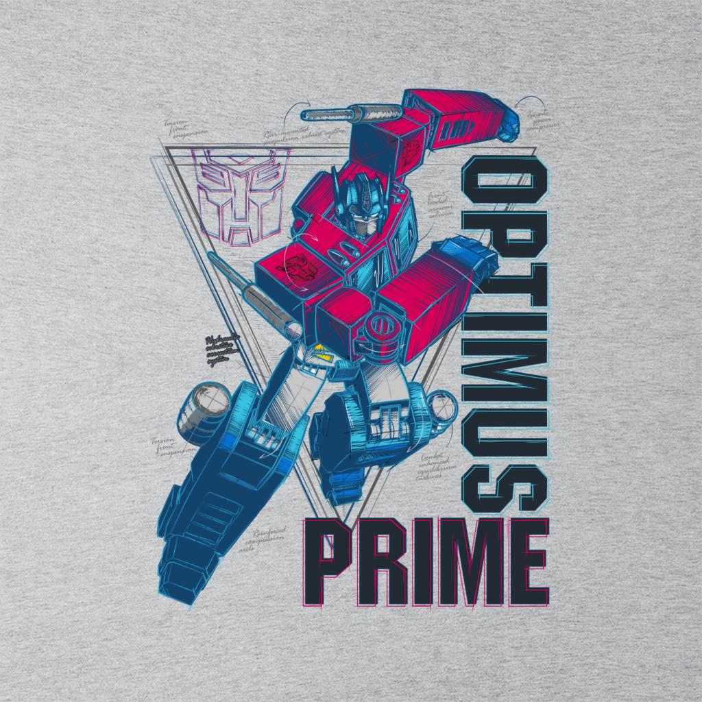 Transformers Optimus Prime Labelled Men's Sweatshirt-ALL + EVERY