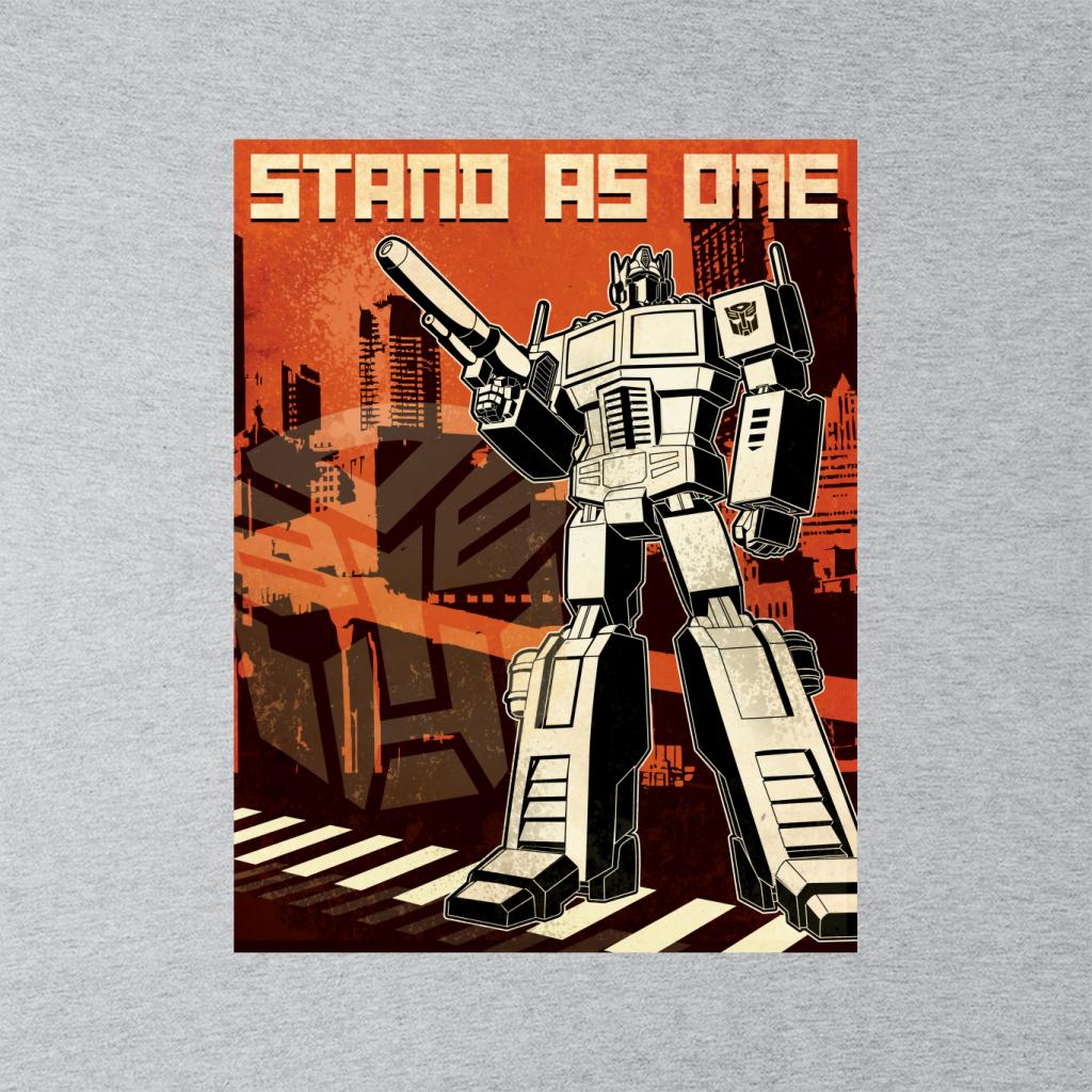 Transformers Optimus Prime Stand As One Men's T-Shirt-ALL + EVERY