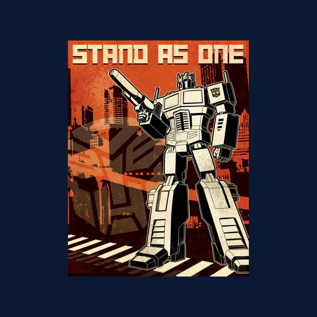 Transformers Optimus Prime Stand As One Men's T-Shirt-ALL + EVERY