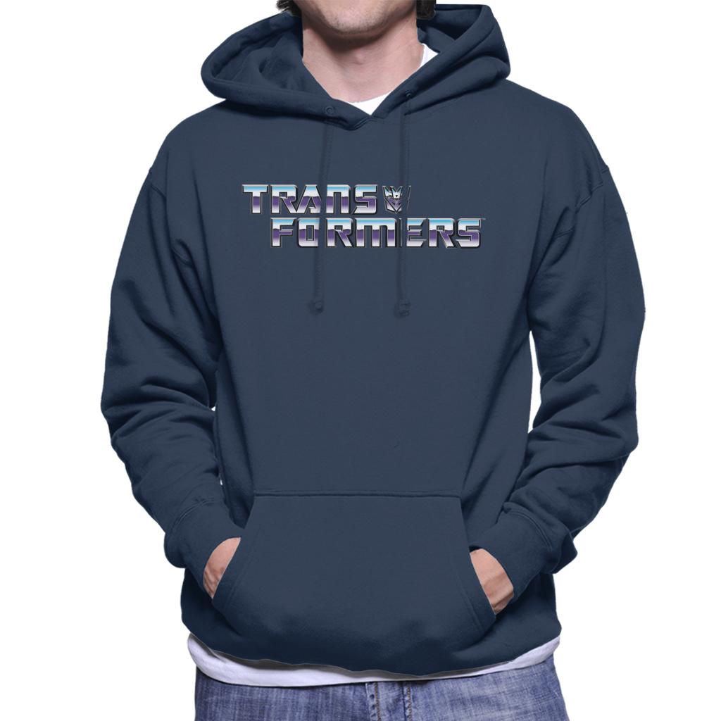 Transformers Decepticon Purple Logo Men's Hooded Sweatshirt-ALL + EVERY