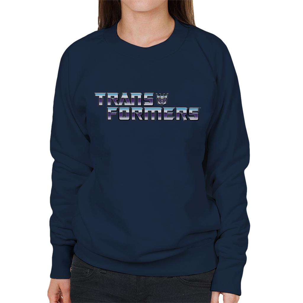 Transformers Decepticon Purple Logo Women's Sweatshirt-ALL + EVERY