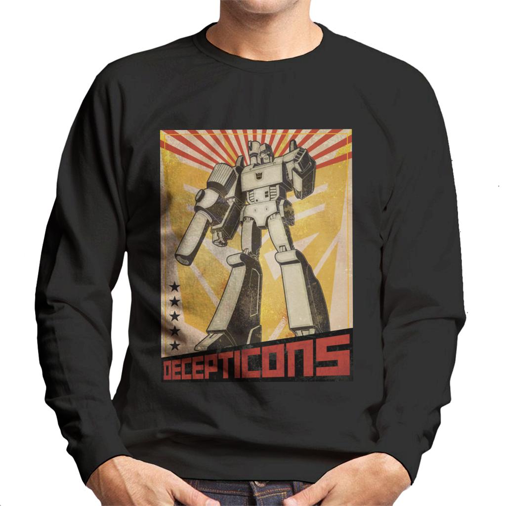 Transformers Decepticons Megatron Comic Men's Sweatshirt-ALL + EVERY