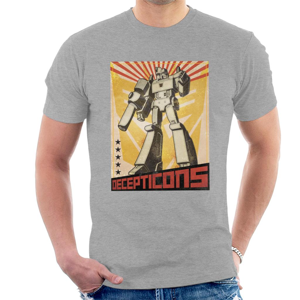 Transformers Decepticons Megatron Comic Men's T-Shirt-ALL + EVERY