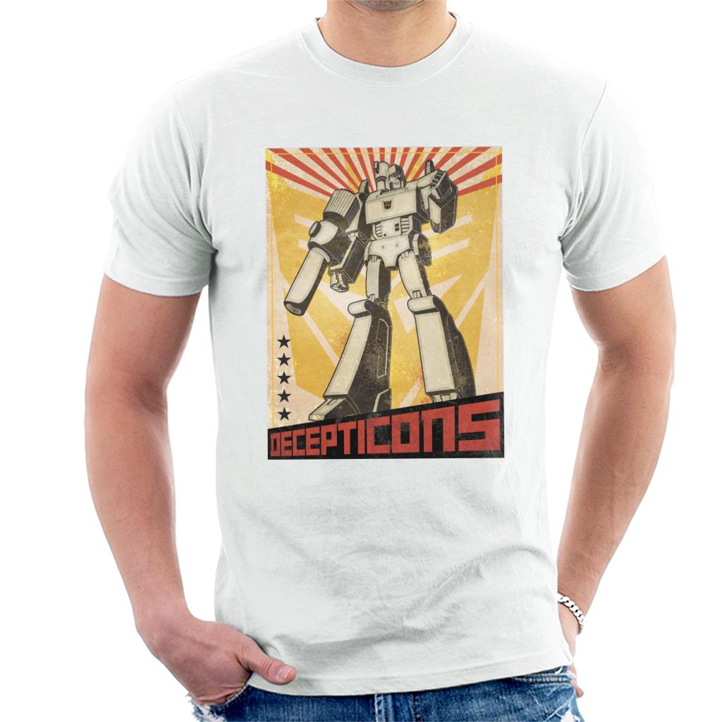 Transformers Decepticons Megatron Comic Men's T-Shirt-ALL + EVERY