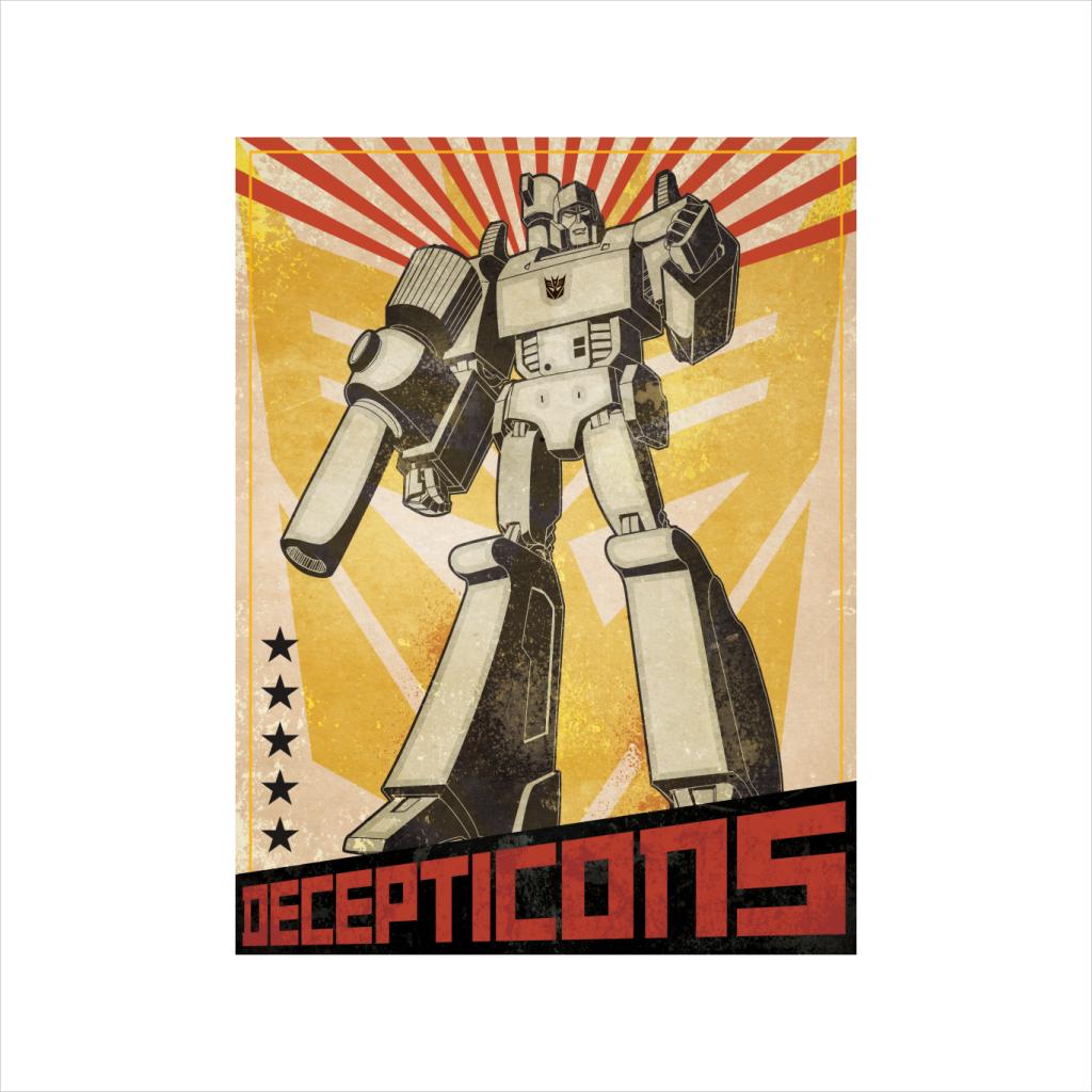 Transformers Decepticons Megatron Comic Men's T-Shirt-ALL + EVERY