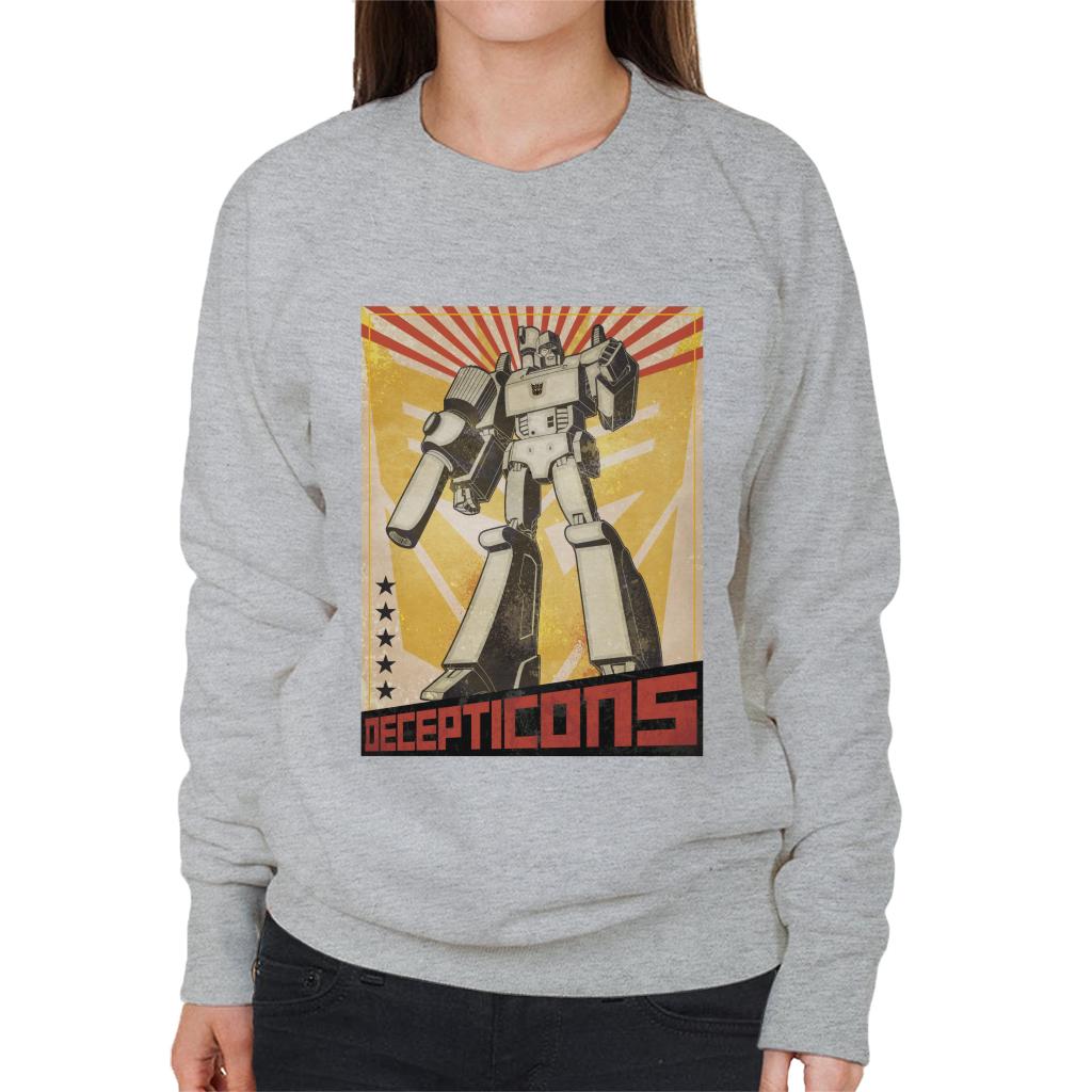 Transformers Decepticons Megatron Comic Women's Sweatshirt-ALL + EVERY