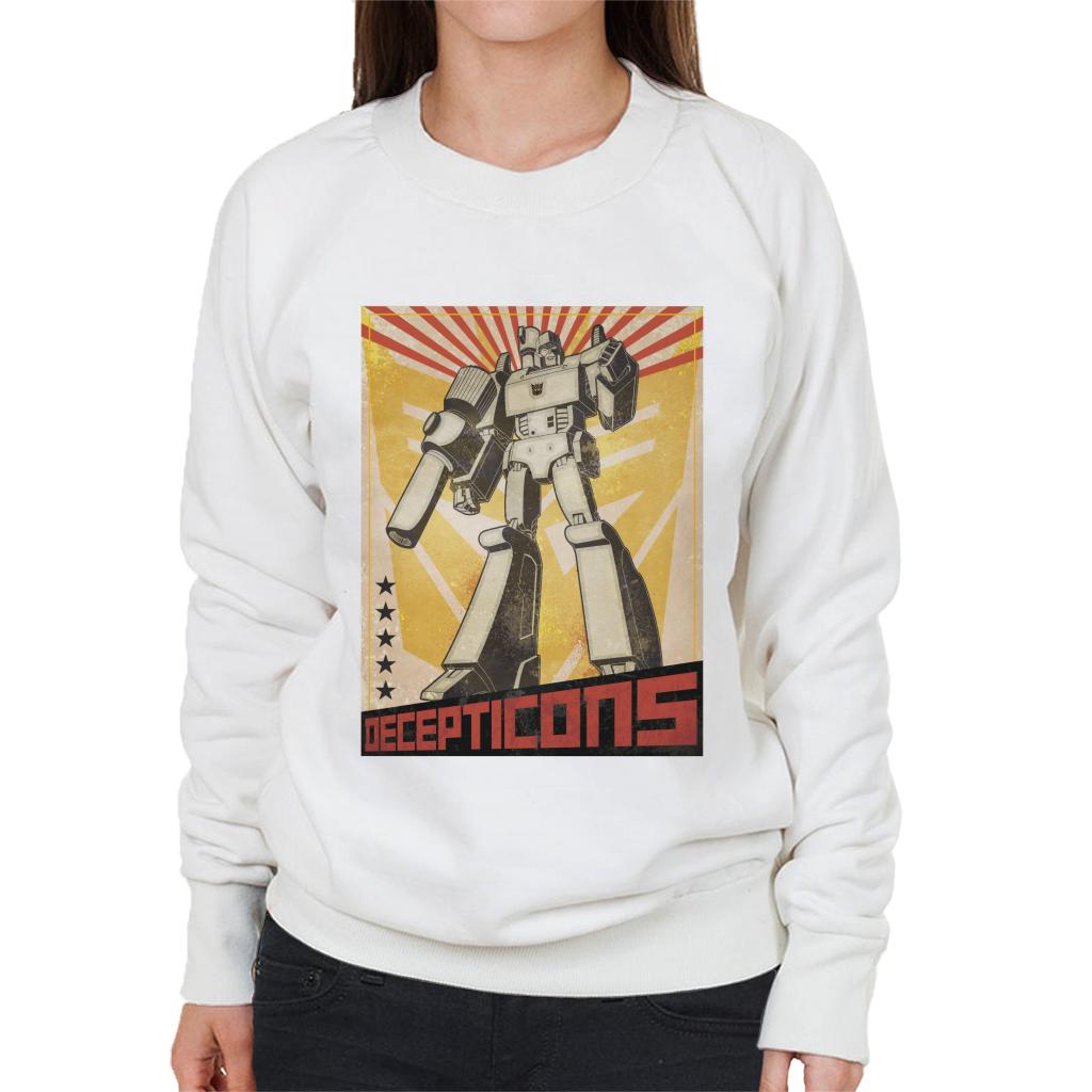 Transformers Decepticons Megatron Comic Women's Sweatshirt-ALL + EVERY