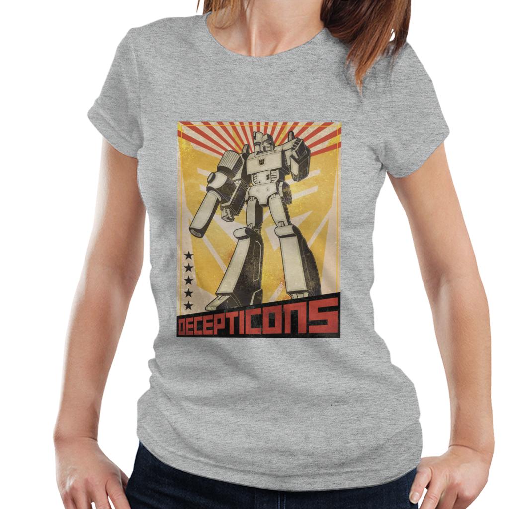 Transformers Decepticons Megatron Comic Women's T-Shirt-ALL + EVERY