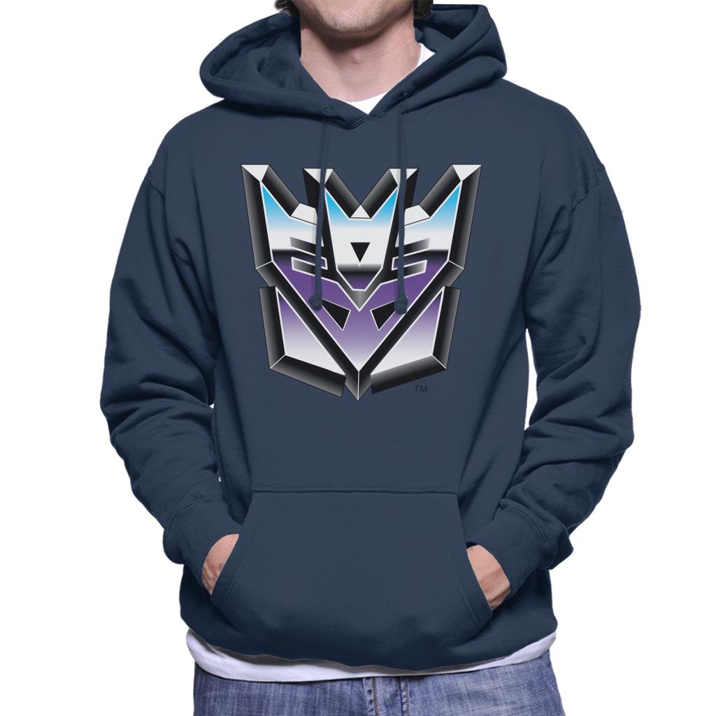 Transformers Decepticon Classic Logo Men's Hooded Sweatshirt-ALL + EVERY