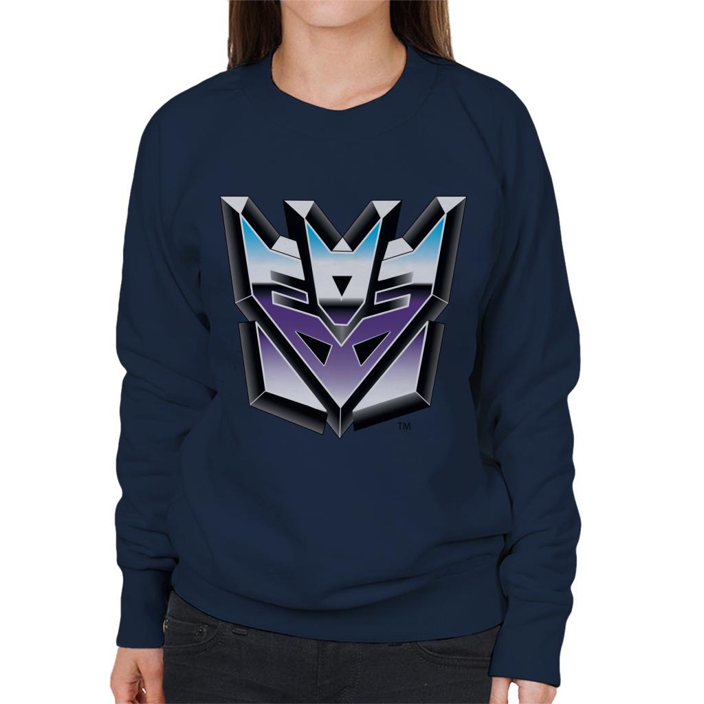 Transformers Decepticon Classic Logo Women's Sweatshirt-ALL + EVERY