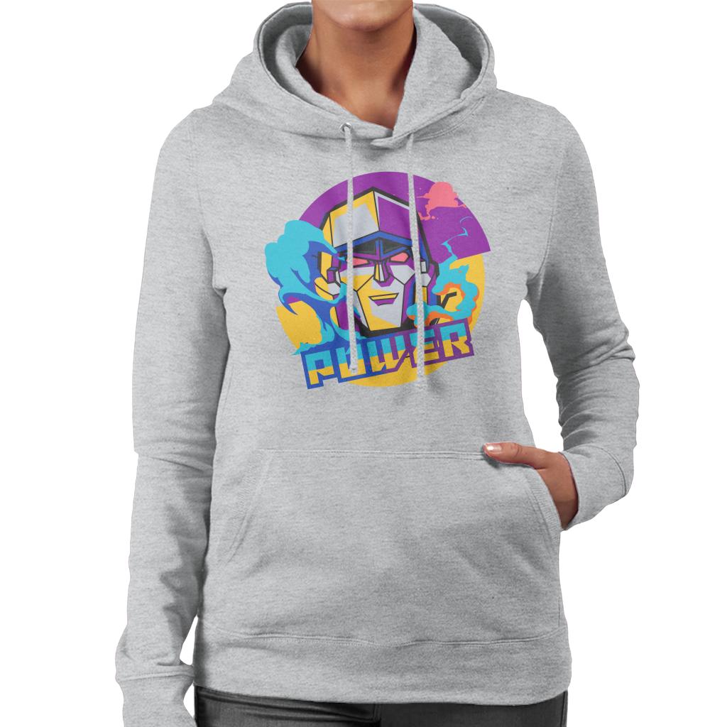 Transformers Decepticons Megatron Power Women's Hooded Sweatshirt-ALL + EVERY