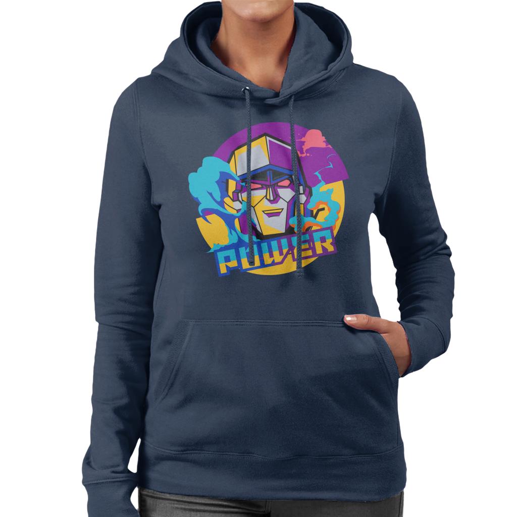 Transformers Decepticons Megatron Power Women's Hooded Sweatshirt-ALL + EVERY