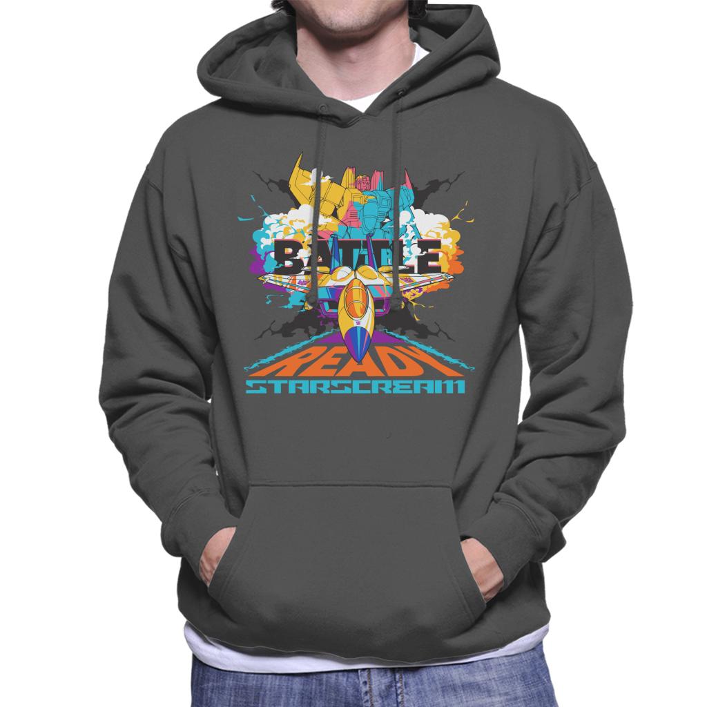 Transformers Battle Ready Starscream Men's Hooded Sweatshirt-ALL + EVERY