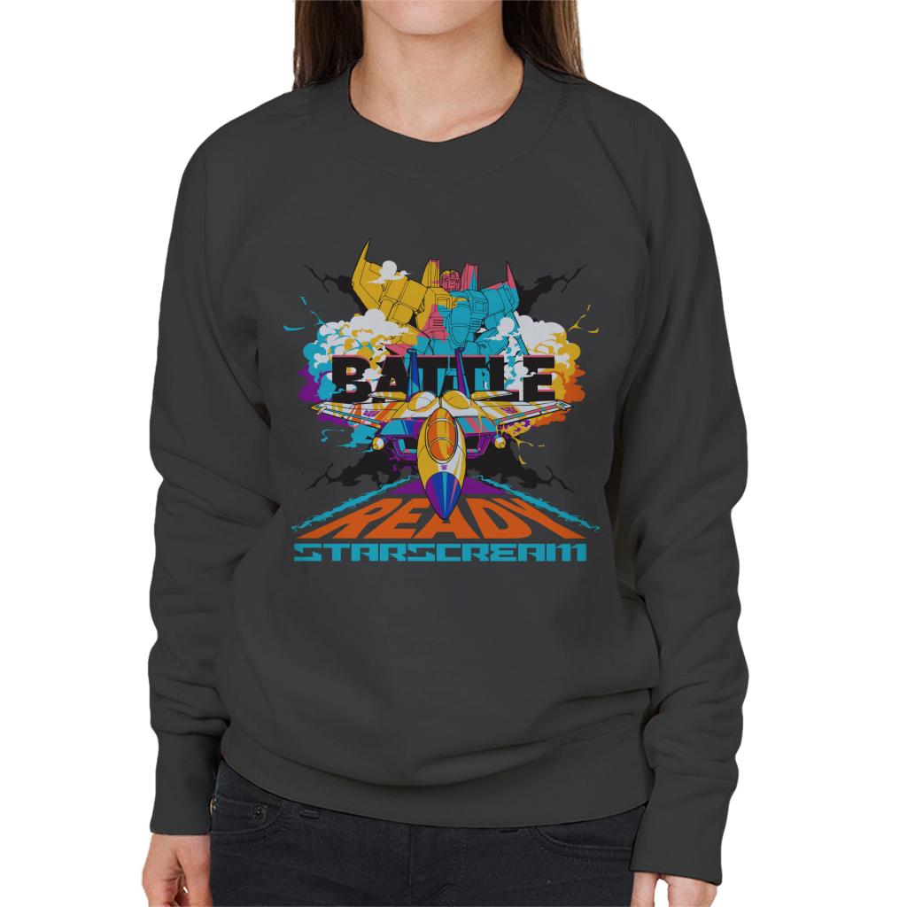 Transformers Battle Ready Starscream Women's Sweatshirt-ALL + EVERY