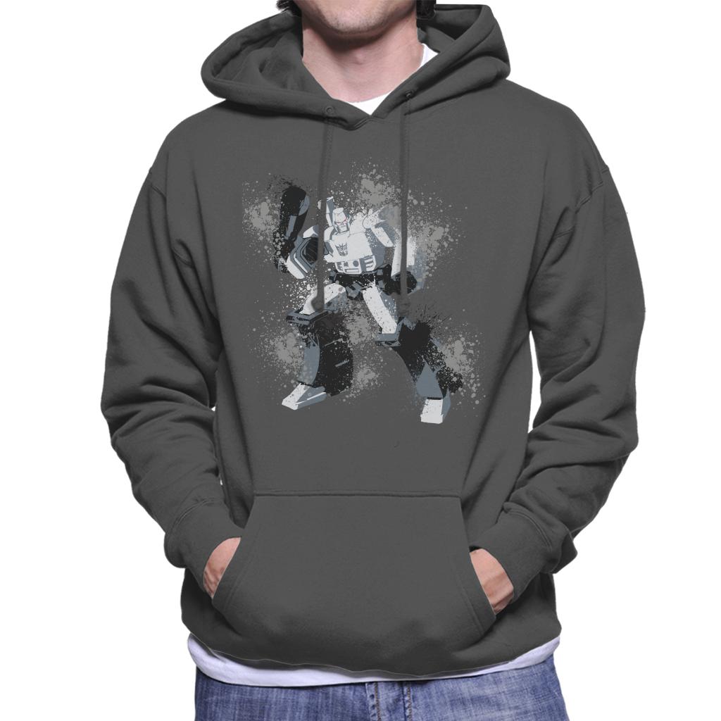 Transformers Decepticons Megatron Splatter Men's Hooded Sweatshirt-ALL + EVERY