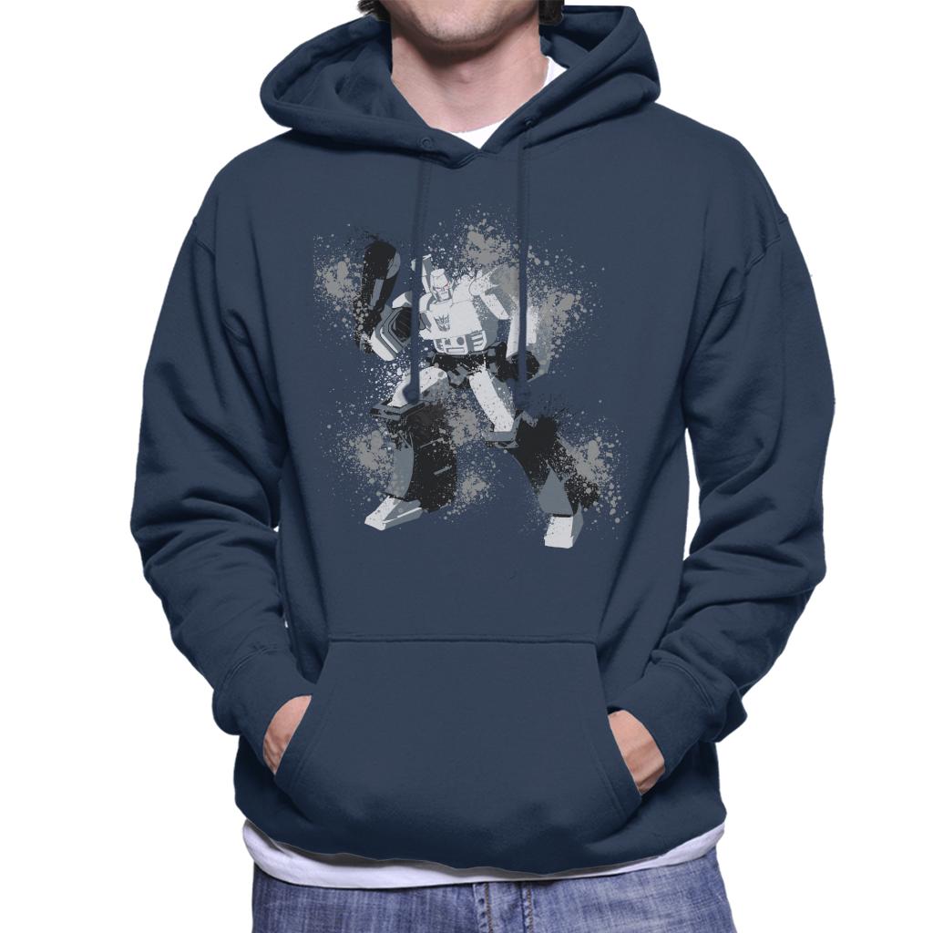 Transformers Decepticons Megatron Splatter Men's Hooded Sweatshirt-ALL + EVERY