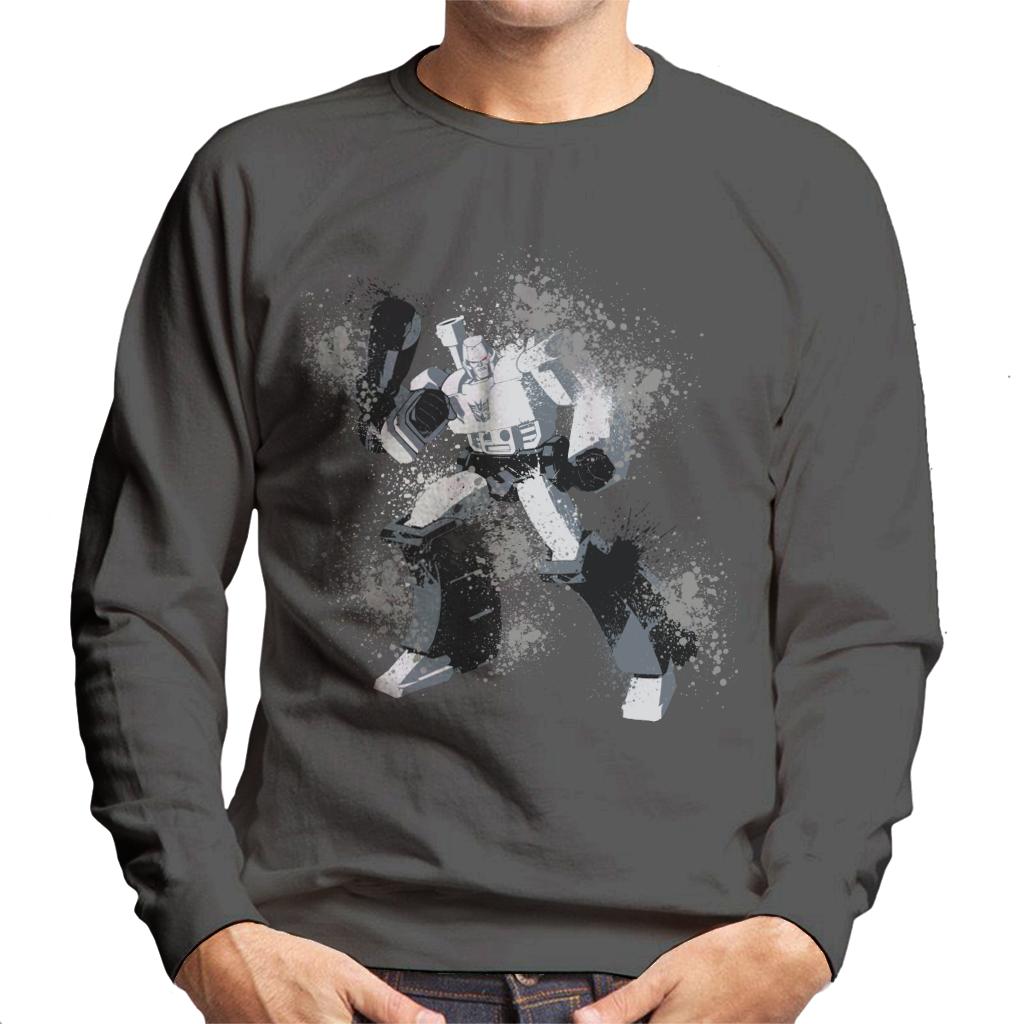 Transformers Decepticons Megatron Splatter Men's Sweatshirt-ALL + EVERY