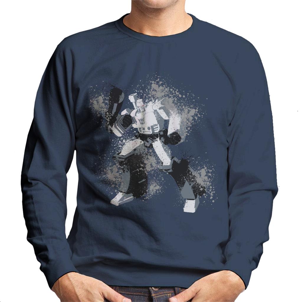 Transformers Decepticons Megatron Splatter Men's Sweatshirt-ALL + EVERY