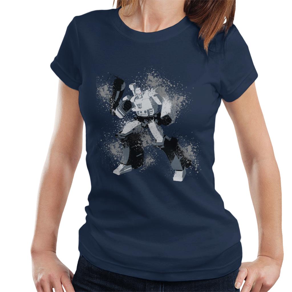 Transformers Decepticons Megatron Splatter Women's T-Shirt-ALL + EVERY