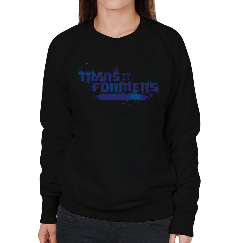 Transformers Banner Logo Women's Sweatshirt-ALL + EVERY