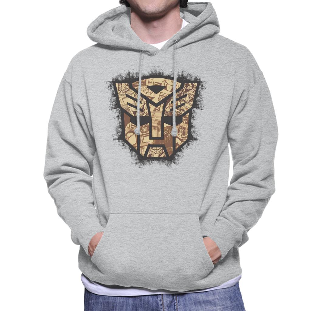 Transformers Autobots Icon Comic Men's Hooded Sweatshirt-ALL + EVERY