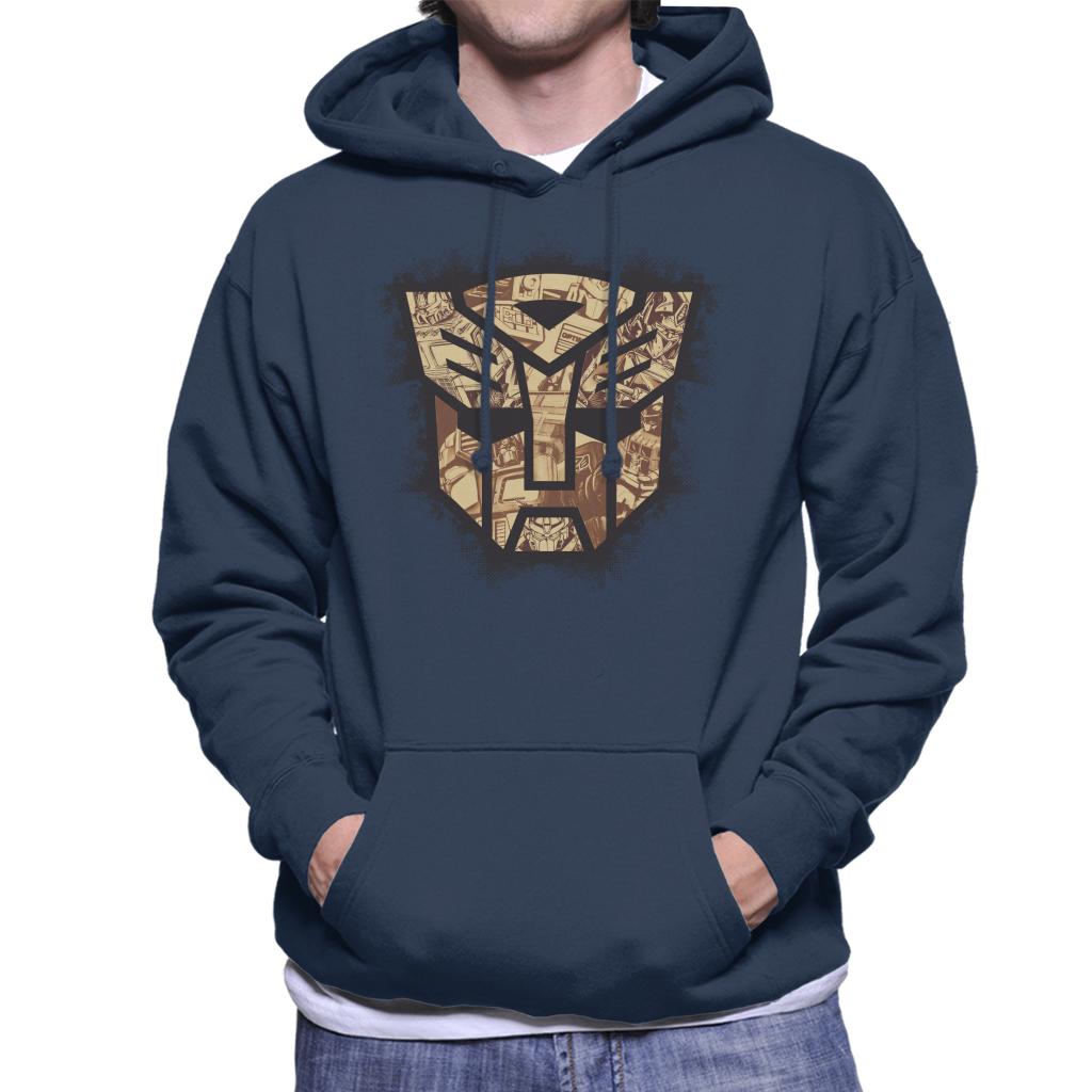 Transformers Autobots Icon Comic Men's Hooded Sweatshirt-ALL + EVERY