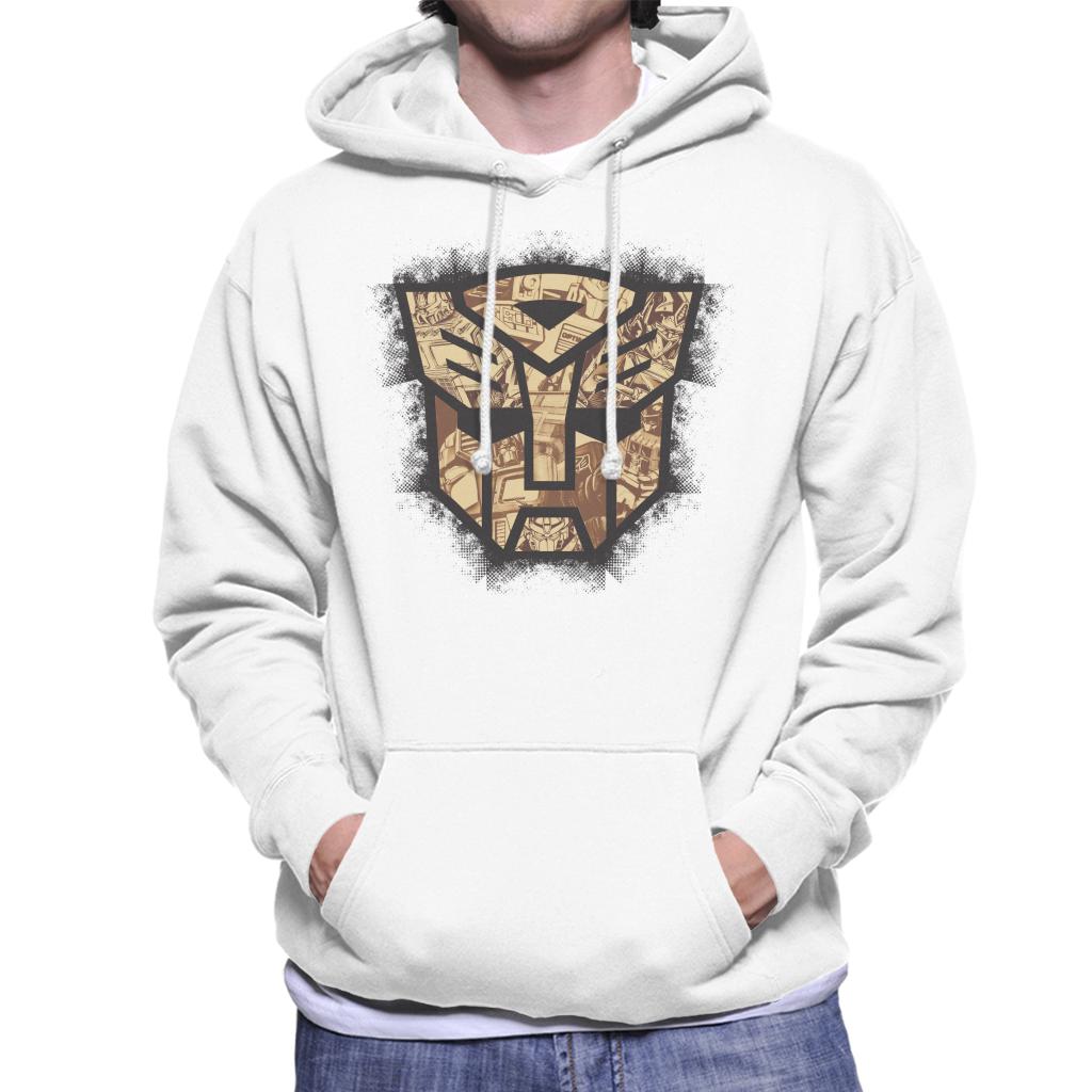 Transformers Autobots Icon Comic Men's Hooded Sweatshirt-ALL + EVERY