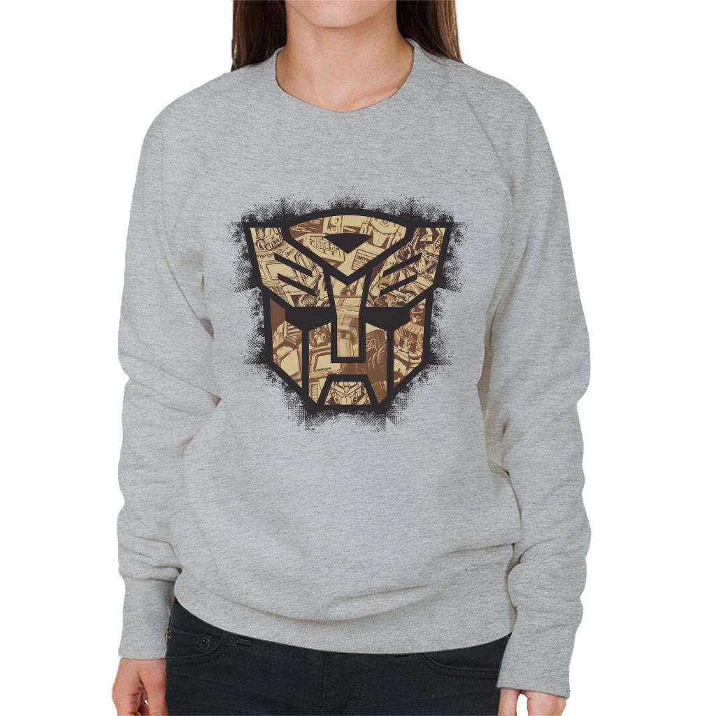 Transformers Autobots Icon Comic Women's Sweatshirt-ALL + EVERY