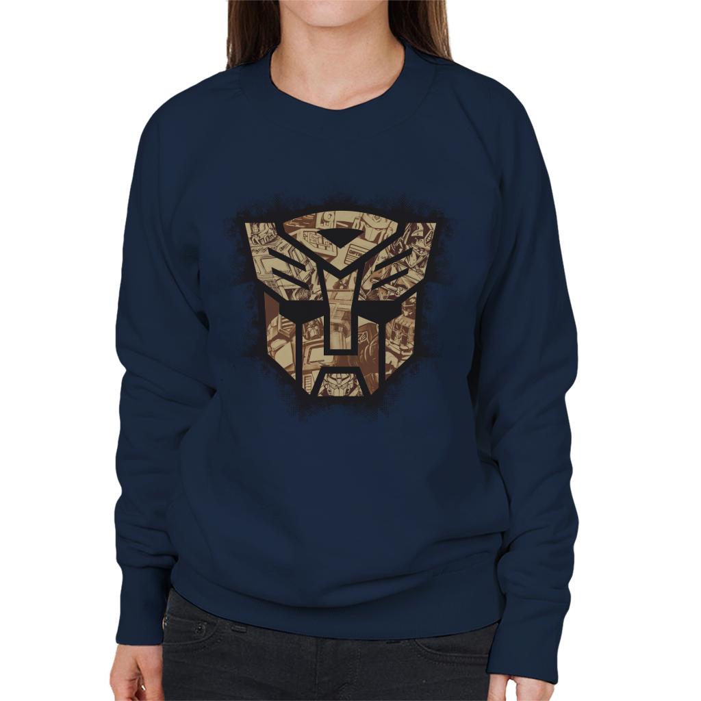 Transformers Autobots Icon Comic Women's Sweatshirt-ALL + EVERY