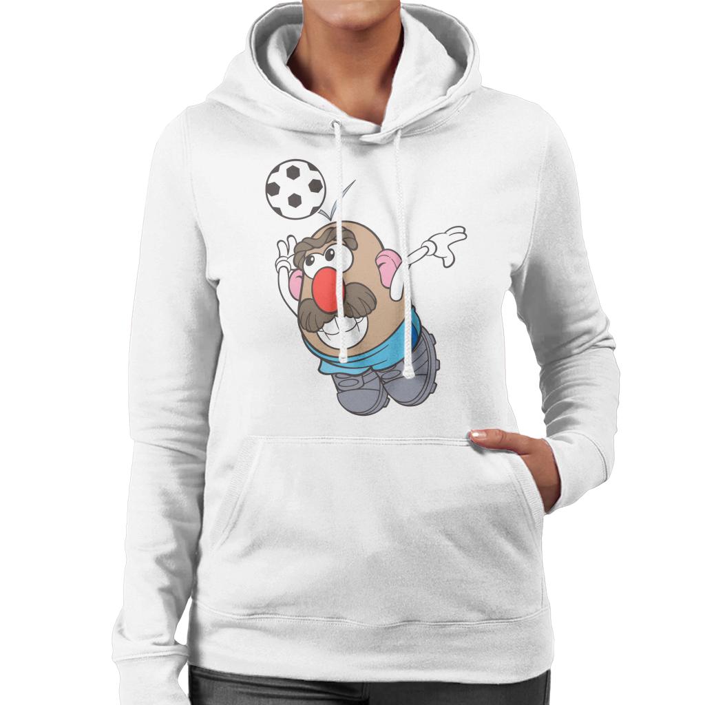 Mr Potato Head Football Header Women's Hooded Sweatshirt-ALL + EVERY