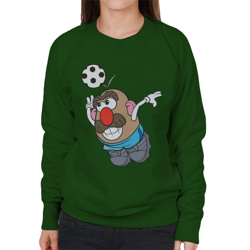 Mr Potato Head Football Header Women's Sweatshirt-ALL + EVERY